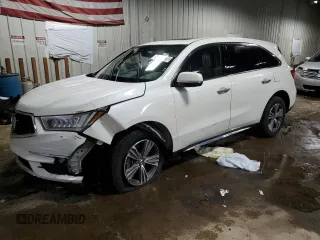2019 Acura MDX with VIN 5J8YD3H39KL000010, listed as a Copart auction lot 50872175 with 82,306 mi miles and Non Repairable. Bid and sale history available at carsss.com. Image 1.