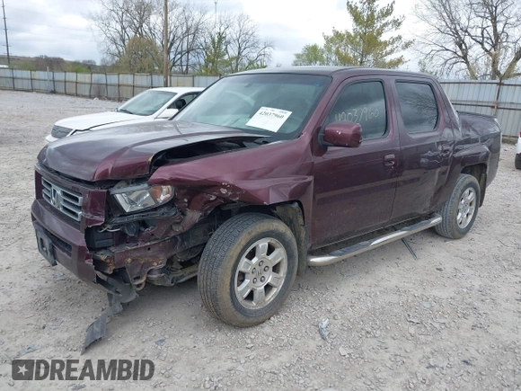 2008 Honda Ridgeline RTL with VIN 2HJYK16558H511163, listed as a IAAI auction lot 42037960 with 191,456 mi miles. Bid and sale history available at carsss.com. Image 2.