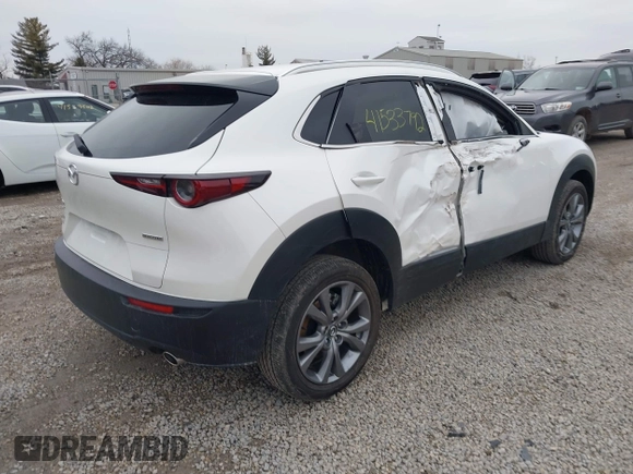 2025 Mazda CX-30 S Preferred with VIN 3MVDMBCM0SM753414, listed as a IAAI auction lot 41533792 with 1,758 mi miles and . Bid and sale history available at DreamBid. Image 4.