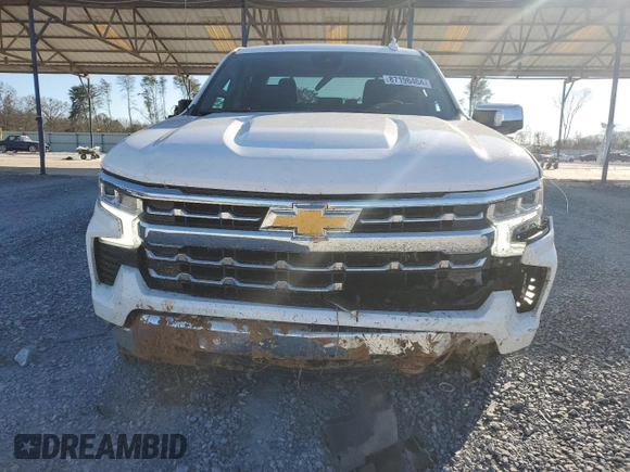 2023 Chevrolet Silverado 1500 LTZ with VIN 2GCUDGED6P1129286, listed as a Copart auction lot 87196464 with 14,662 mi miles and Salvage Title. Bid and sale history available at carsss.com. Image 5.
