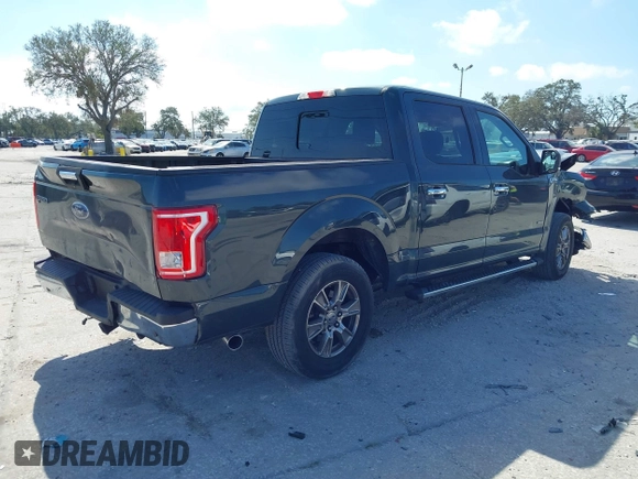 2015 Ford F-150 XL with VIN 1FTEW1CPXFFC36244, listed as a IAAI auction lot 41536223 with 122,351 mi miles. Bid and sale history available at carsss.com. Image 4.