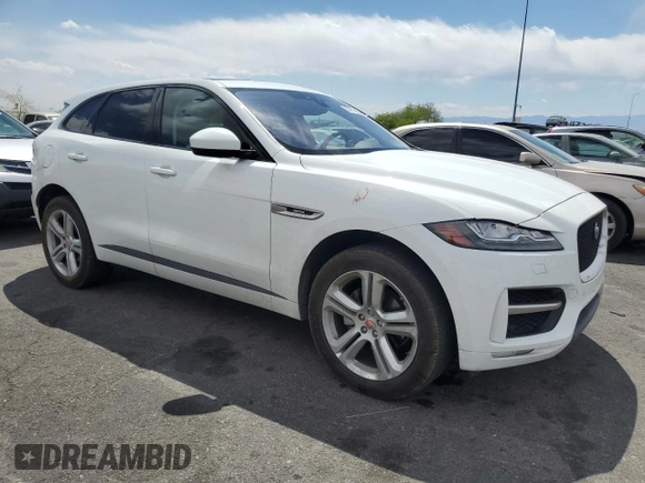 2017 Jaguar F-Pace 20d R-Sport with VIN SADCL2BN9HA086010, listed as a Copart auction lot 53911625 with 91,304 mi miles and Clean Title. Bid and sale history available at DreamBid. Image 4.