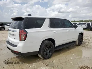 2024 Chevrolet Tahoe Commercial with VIN 1GNSCLED1RR178853, listed as a Copart auction lot 61060615 with 16,145 mi miles and Salvage title. Bid and sale history available at DreamBid. Image 3.