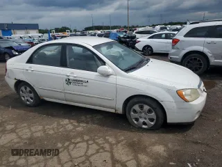 2006 Kia Spectra EX with VIN KNAFE121065291096, listed as a Copart auction lot 65343624 with 223,487 mi miles and Clean Title. Bid and sale history available at carsss.com. Image 4.