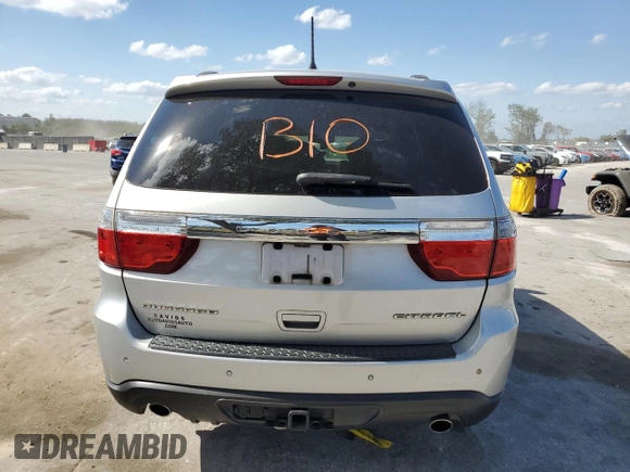2011 Dodge Durango Citadel z VIN 1D4SD5GT1BC692476, wystawiony jako Copart lot #49863815 z przebiegiem 187 910 mil mil oraz Szkoda całkowita • Salvage title. Historia ofert i sprzedaży dostępna na DreamBid. Obrazek 6.