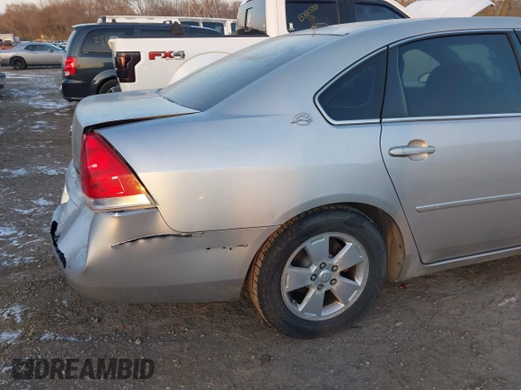 2006 Chevrolet Impala LT 3.5L with VIN 2G1WT58K669436007, listed as a IAAI auction lot 40910025 with 186,097 mi miles and . Bid and sale history available at DreamBid. Image 18.