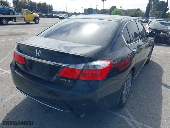 2014 Honda Accord Sedan Sport with VIN 1HGCR2F59EA248199, listed as a IAAI auction lot 41789394 with 93,837 mi miles. Bid and sale history available at carsss.com. Image 4.