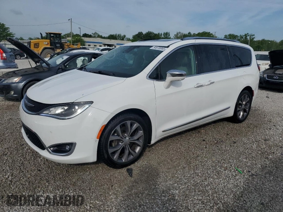 2017 Chrysler Pacifica Limited z VIN 2C4RC1GG1HR504842, wystawiony jako Copart lot #54970065 z przebiegiem 117 802 mil mil oraz Szkoda całkowita • Salvage title. Historia ofert i sprzedaży dostępna na DreamBid. Obrazek 1.