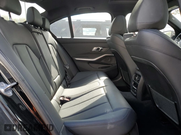 2019 BMW 3 Series 330i xDrive with VIN WBA5R7C56KAJ86097, listed as a Copart auction lot 53537325 with 76,636 mi miles and Salvage Title. Bid and sale history available at carsss.com. Image 10.