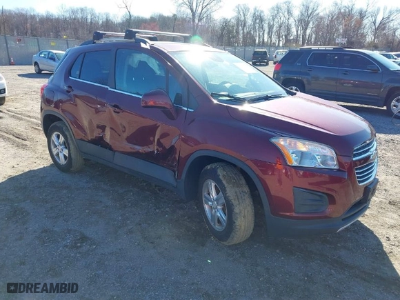 2016 Chevrolet Trax LT with VIN 3GNCJPSB8GL211940, listed as a IAAI auction lot 41798358 with 79,844 mi miles. Bid and sale history available at carsss.com. Image 1.
