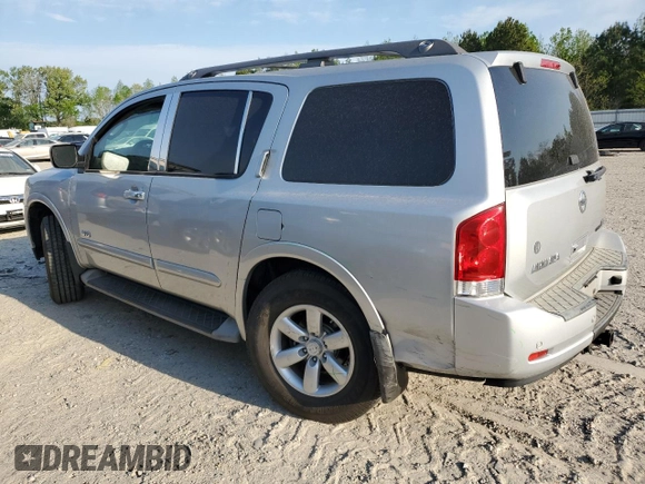 2009 Nissan Armada LE z VIN 5N1BA08C99N601407, wystawiony jako Copart lot #53129625 z przebiegiem 270 739 mil mil oraz Czysty tytuł • Clean title. Historia ofert i sprzedaży dostępna na DreamBid. Obrazek 2.