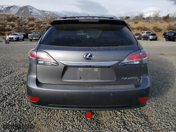 2013 Lexus RX 450h with VIN JTJBC1BA1D2063644, listed as a Copart auction lot 43228785 with 101,413 mi miles and Salvage Title. Bid and sale history available at carsss.com. Image 6.