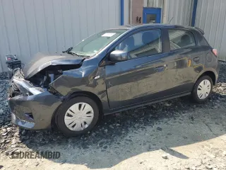 2024 Mitsubishi Mirage ES z VIN ML32AUHJ8RH023229, wystawiony jako Copart lot #60813525 z przebiegiem 5 128 mil mil oraz Czysty tytuł • Clean title. Historia ofert i sprzedaży dostępna na DreamBid. Obrazek 1.