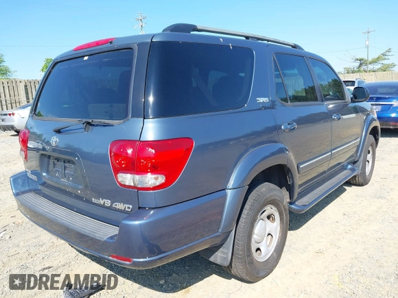 2006 Toyota Sequoia SR5 with VIN 5TDBT44A06S270314, listed as a IAAI auction lot 42225699 with 214,160 mi miles and . Bid and sale history available at DreamBid. Image 4.