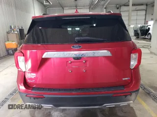 2020 Ford Explorer XLT with VIN 1FMSK8DH3LGB02241, listed as a Copart auction lot 53352625 with 36,009 mi miles and Salvage Title. Bid and sale history available at carsss.com. Image 6.