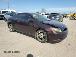 2010 Scion tC with VIN JTKDE3B75A0311156, listed as a Copart auction lot 46814055 with 104,623 mi miles and Salvage Title. Bid and sale history available at carsss.com. Image 4.