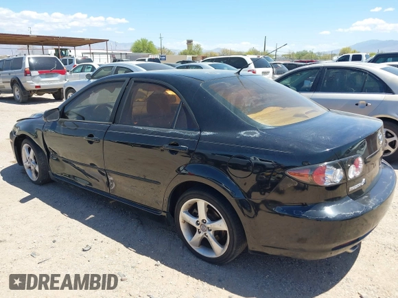 2008 Mazda 6 i Sport VE with VIN 1YVHP80C585M18702, listed as a IAAI auction lot 42028141 with 216,209 mi miles. Bid and sale history available at carsss.com. Image 3.