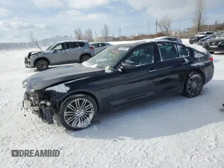 2018 BMW 5 Series 530e xDrive with VIN WBAJB1C58JG623335, listed as a Copart auction lot 44366485 with 156,322 mi miles and Salvage Title. Bid and sale history available at carsss.com. Image 1.