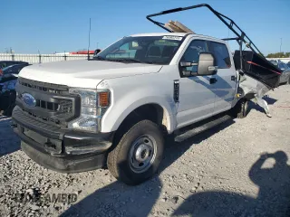 2022 Ford Super Duty F-250 SRW XL with VIN 1FT7W2B66NEE67511, listed as a Copart auction lot 76592314 with 15,847 mi miles and Salvage Title. Bid and sale history available at carsss.com. Image 1.