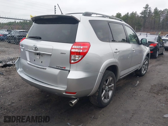 2011 Toyota RAV4 Sport with VIN JTMRK4DV7B5099808, listed as a IAAI auction lot 41955282 with 177,431 mi miles. Bid and sale history available at carsss.com. Image 4.