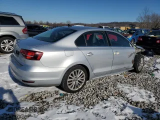 2016 Volkswagen Jetta Sedan 1.8T SEL with VIN 3VWL07AJ0GM225990, listed as a Copart auction lot 46104345 with 124,367 mi miles and Salvage Title. Bid and sale history available at carsss.com. Image 3.