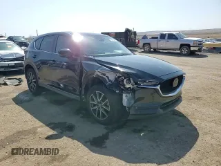 2018 Mazda CX-5 Grand Touring with VIN JM3KFADM9J1336792, listed as a Copart auction lot 52209435 with 107,852 mi miles and Salvage Title. Bid and sale history available at DreamBid. Image 14.