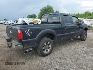 2015 Ford F-350 Platinum with VIN 1FT8W3BT3FEA80237, listed as a Copart auction lot 62143485 with 291,283 mi miles and Salvage title. Bid and sale history available at DreamBid. Image 3.