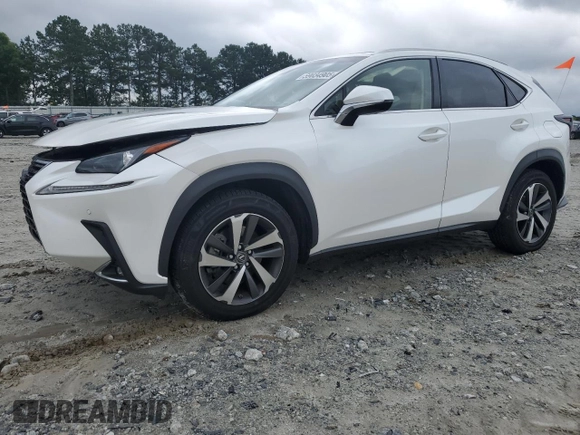 2018 Lexus NX 300 with VIN JTJYARBZ0J2099020, listed as a Copart auction lot 59034905 with 81,198 mi miles and Salvage title. Bid and sale history available at DreamBid. Image 1.