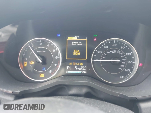 2018 Subaru Impreza Limited with VIN 4S3GTAU68J3722391, listed as a IAAI auction lot 42357814 with 73,861 mi miles and . Bid and sale history available at DreamBid. Image 7.