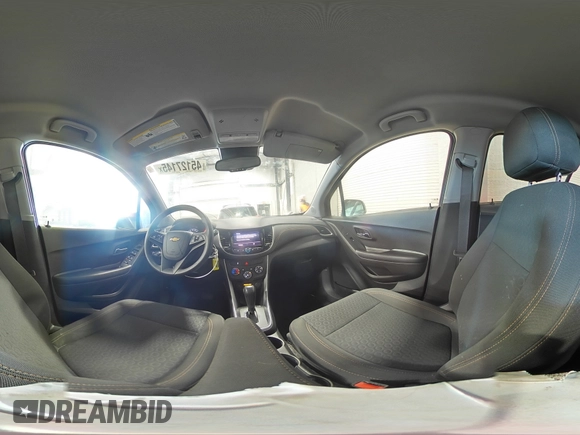 2021 Chevrolet Trax LS with VIN KL7CJNSB2MB316352, listed as a Copart auction lot 45127145 with 57,640 mi miles and Salvage Title. Bid and sale history available at carsss.com. Image 16.