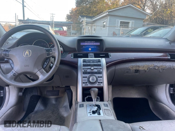 2008 Acura RL with VIN JH4KB16538C002216, listed as a Copart auction lot 85506324 with 254,904 mi miles and Clean Title. Bid and sale history available at DreamBid. Image 9.