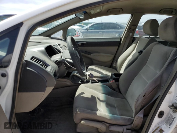 2010 Honda Civic LX with VIN 2HGFA1F50AH588514, listed as a Copart auction lot 56007735 with 393,546 mi miles and Clean Title. Bid and sale history available at DreamBid. Image 7.