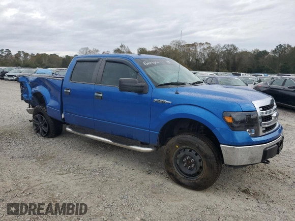 2013 Ford F-150 XL with VIN 1FTFW1EF5DFD05962, listed as a Copart auction lot 83322844 with 127,871 mi miles and Salvage Title. Bid and sale history available at DreamBid. Image 4.