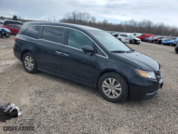 2016 Honda Odyssey EX with VIN 5FNRL5H41GB127855, listed as a Copart auction lot 53193335 with 165,537 mi miles and Salvage Title. Bid and sale history available at carsss.com. Image 4.