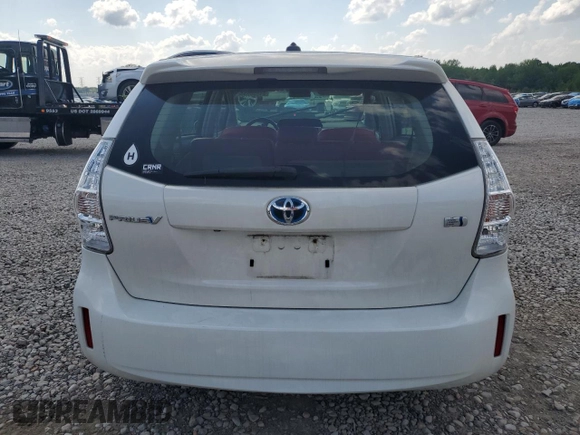 2012 Toyota Prius Two with VIN JTDZN3EU8C3148101, listed as a Copart auction lot 54856935 with Not Provided miles and Salvage Title. Bid and sale history available at DreamBid. Image 6.
