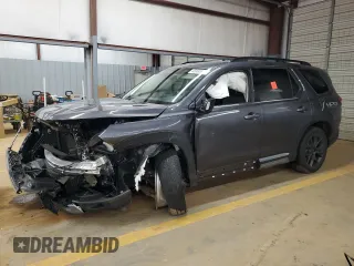 2023 Honda Pilot Elite with VIN 5FNYG1H84PB029043, listed as a Copart auction lot 45360675 with 0 mi miles and Salvage Title. Bid and sale history available at carsss.com. Image 1.