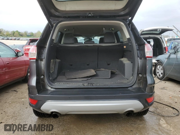 2016 Ford Escape Titanium with VIN 1FMCU0JX6GUA97930, listed as a Copart auction lot 47872654 with 59,834 mi miles and Salvage Title. Bid and sale history available at carsss.com. Image 6.