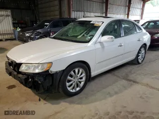 2007 Hyundai Azera SE with VIN KMHFC46F07A237060, listed as a Copart auction lot 70282584 with 135,663 mi miles and Salvage Title. Bid and sale history available at carsss.com. Image 1.
