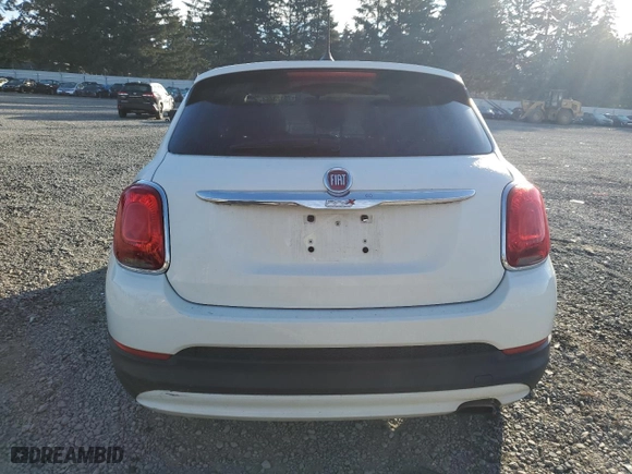 2016 FIAT 500X Easy with VIN ZFBCFXBTXGP352096, listed as a Copart auction lot 76123464 with 70,050 mi miles and Salvage Title. Bid and sale history available at carsss.com. Image 6.