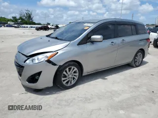 2012 Mazda 5 Sport with VIN JM1CW2BL7C0136855, listed as a Copart auction lot 63451705 with 125,228 mi miles and Salvage title. Bid and sale history available at DreamBid. Image 1.