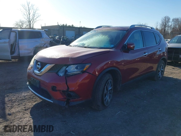 2015 Nissan Rogue SL with VIN 5N1AT2MV2FC848039, listed as a IAAI auction lot 41892155 with 120,401 mi miles. Bid and sale history available at carsss.com. Image 17.