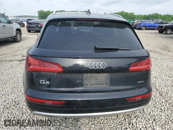 2020 Audi Q5 Premium with VIN WA1ANAFY4L2039184, listed as a Copart auction lot 56547375 with 163,246 mi miles and Clean title. Bid and sale history available at DreamBid. Image 6.