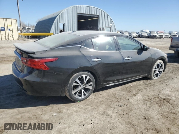 2017 Nissan Maxima S with VIN 1N4AA6AP8HC425563, listed as a Copart auction lot 48754235 with 50,812 mi miles and Salvage Title. Bid and sale history available at DreamBid. Image 3.