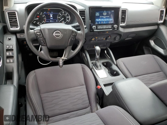 2023 Nissan Frontier Pro-4X with VIN 1N6ED1EK4PN605224, listed as a Copart auction lot 55160985 with 37,422 mi miles and Salvage title. Bid and sale history available at DreamBid. Image 8.