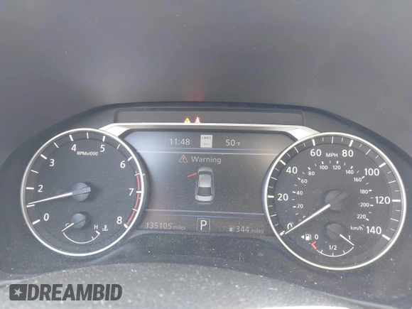 2019 Nissan Altima 2.5 Platinum with VIN 1N4BL4FW9KC139697, listed as a IAAI auction lot 41894849 with 135,105 mi miles. Bid and sale history available at carsss.com. Image 7.