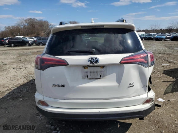 2017 Toyota RAV4 LE with VIN JTMBFREVXHJ134178, listed as a Copart auction lot 48990425 with 112,730 mi miles and Salvage Title. Bid and sale history available at carsss.com. Image 6.