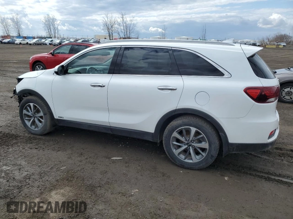 2019 Kia Sorento EX z VIN 5XYPHDA54KG606987, wystawiony jako Copart lot #53133465 z przebiegiem 102 446 mil mil oraz Szkoda całkowita • Salvage title. Historia ofert i sprzedaży dostępna na DreamBid. Obrazek 2.