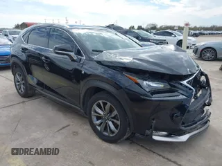 2017 Lexus NX with VIN JTJYARBZ9H2052286, listed as a IAAI auction lot 41398423 with 156,874 mi miles. Bid and sale history available at carsss.com. Image 1.