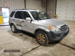 2005 Honda CR-V EX with VIN JHLRD78865C010815, listed as a Copart auction lot 52749385 with 161,047 mi miles and Salvage Title. Bid and sale history available at carsss.com. Image 4.