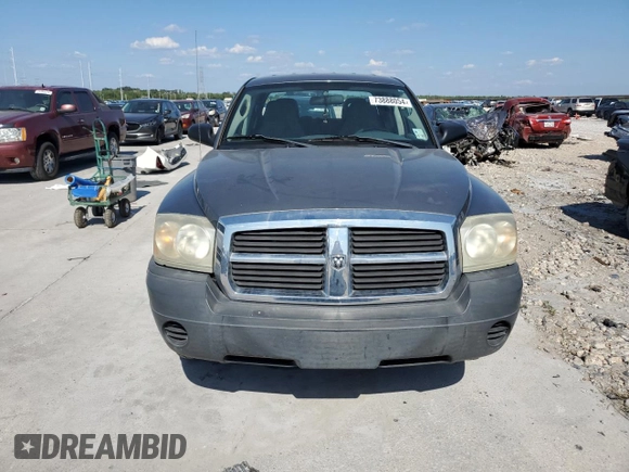 2006 Dodge Dakota ST with VIN 1D7HE28K36S522601, listed as a Copart auction lot 73888054 with 149,142 mi miles and Salvage Title. Bid and sale history available at carsss.com. Image 5.